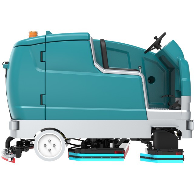 ஒரு இயந்திரத்தில் இரண்டு செயல்பாடுகளை ஸ்க்ரப்பிங் மற்றும் ஸ்வீப்பிங் கொண்ட X20C இண்டஸ்ட்ரியல் ஃப்ளோர் ஸ்க்ரப்பர்