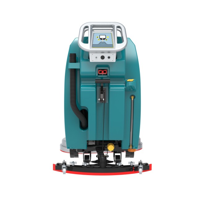 X850 இரட்டை 17 அங்குல தூரிகைகள் நடை-பின்னால் தரை ஸ்க்ரப்பர்