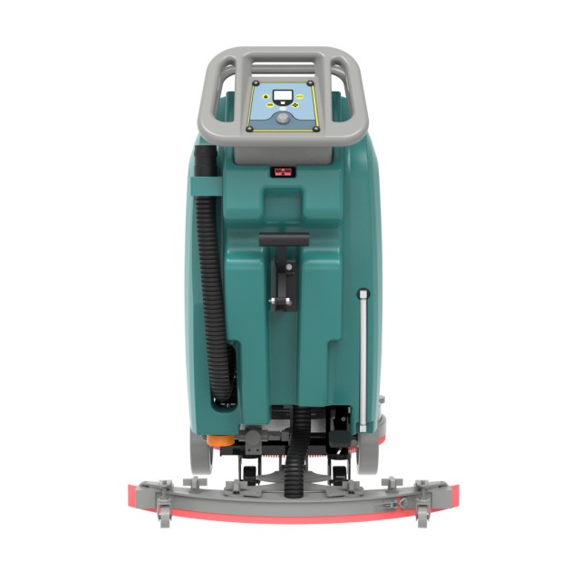 X6 மிகவும் திறமையான சிறிய நடை-பின் தரை ஸ்க்ரப்பர்