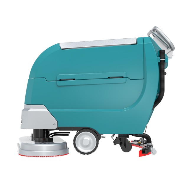 X850 இரட்டை 17 அங்குல தூரிகைகள் நடை-பின்னால் தரை ஸ்க்ரப்பர்